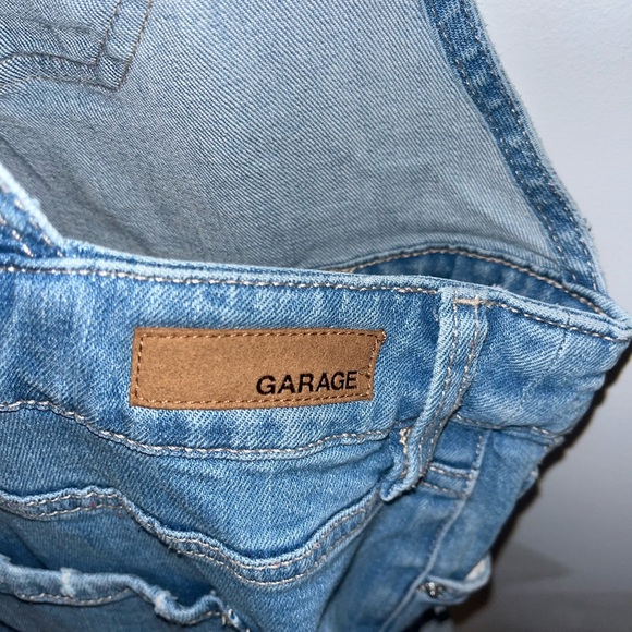 Denim ripped short overalls from garage in large - Picture 7 of 7